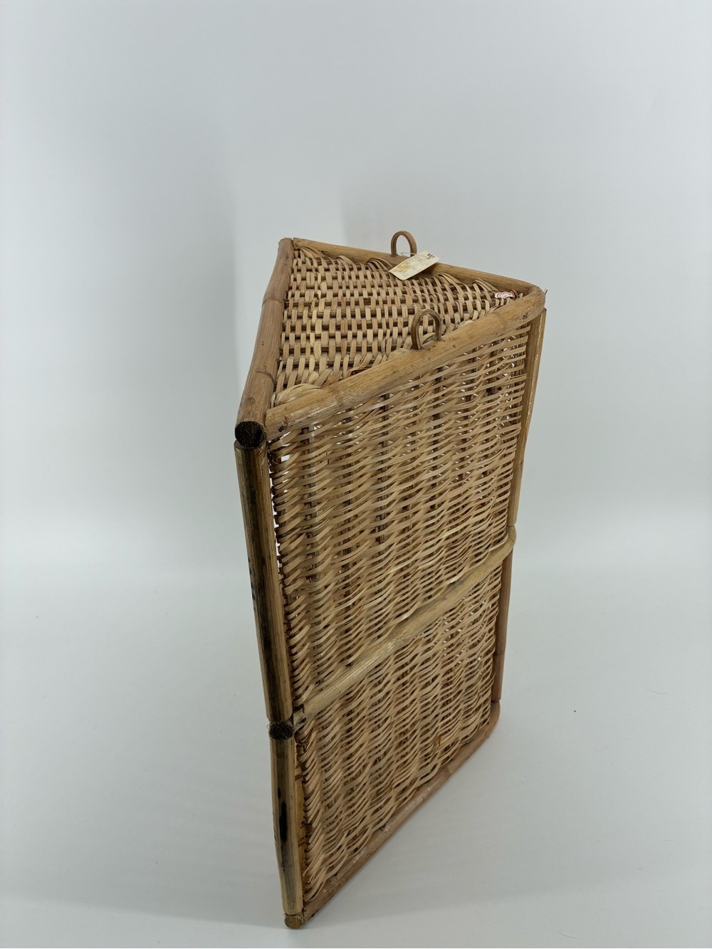 Woven Corner Shelf Unit - Natural Rattan - Picture 6 of 9